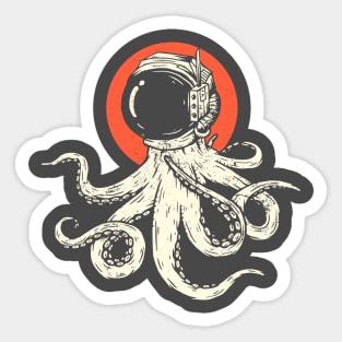 Space Octo Groove Sticker